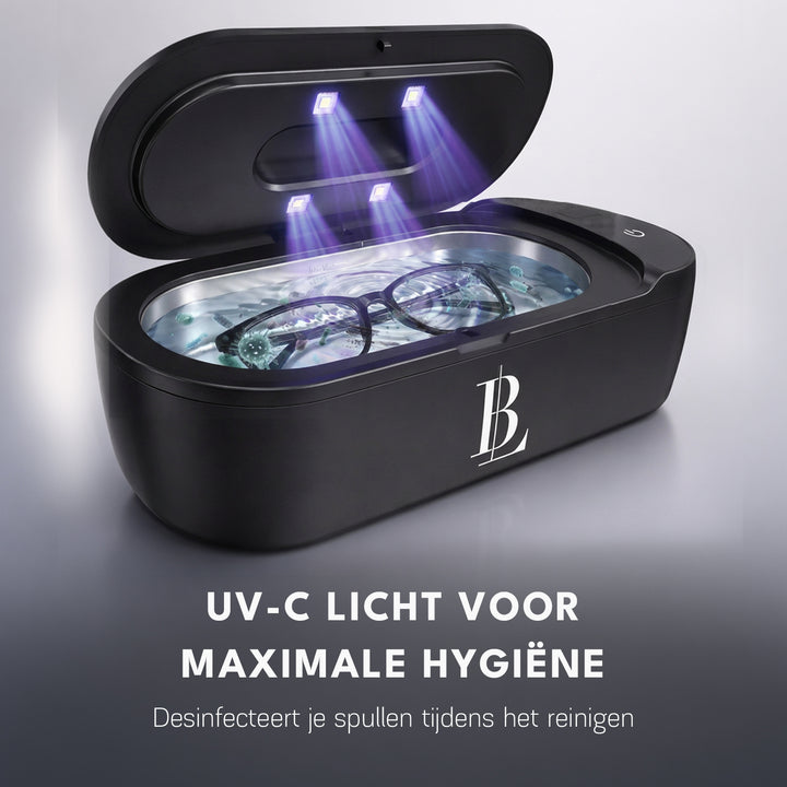 Ultrasoon Reiniger met UV Desinfectie - Brillen en Sieraden - Blissify