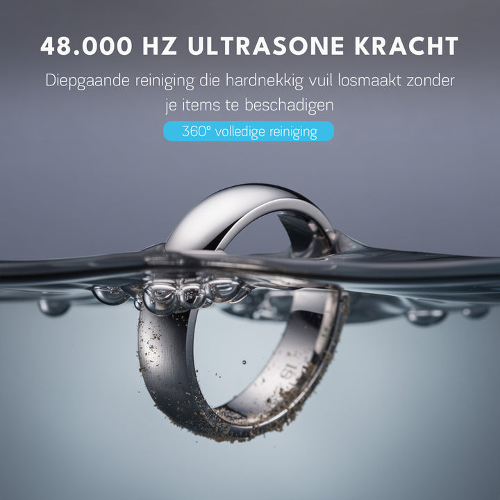 Ultrasoon Reiniger met UV Desinfectie - Brillen en Sieraden - Blissify