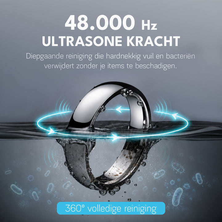 Ultrasoon Reiniger - 700ML - Brillen en Sieraden - Blissify