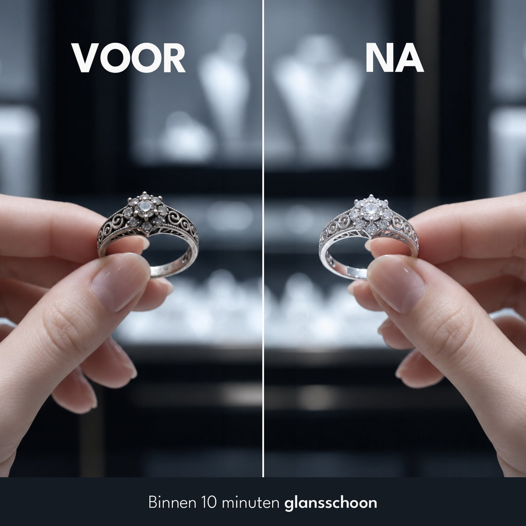 Ultrasoon Gebitsreiniger met UV voor Sieraden, Kunstgebit &amp; Beugel
