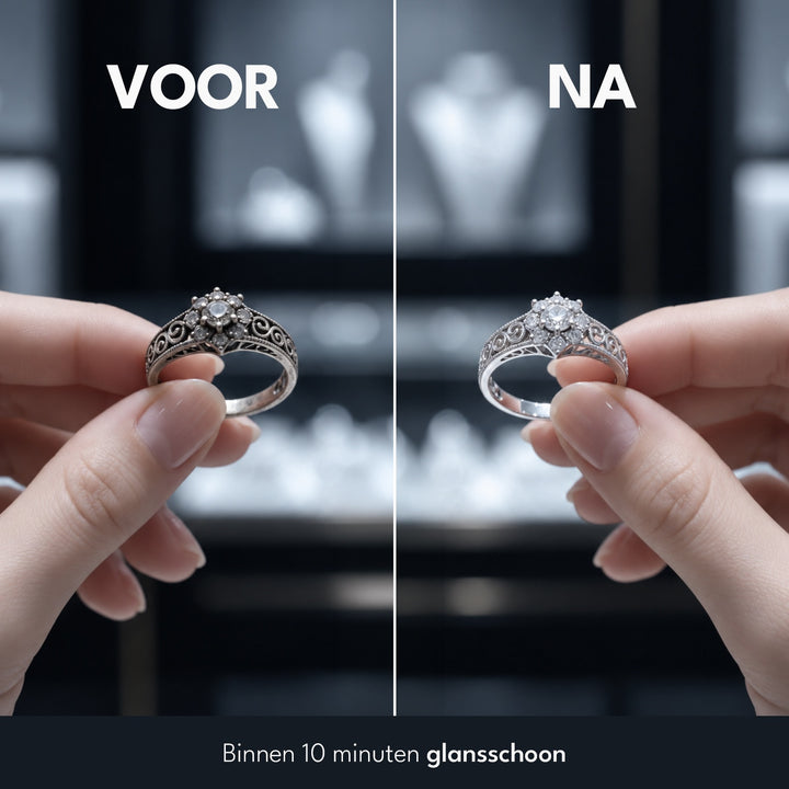 Ultrasoon Gebitsreiniger met UV voor Sieraden, Kunstgebit &amp; Beugel