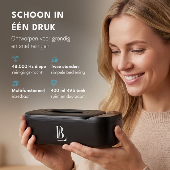 Ultrasoon Reiniger met UV Desinfectie - Brillen en Sieraden - Blissify